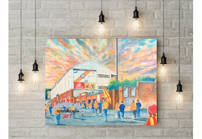 Partick Thistle FC Firhill Stadium 'Going to the Match' Wall Art Canvas